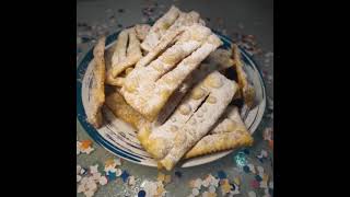 Chiacchiere di carnevale fritte e al forno  Frappe bugie crostoli Dolci di carnevale [upl. by Bez214]