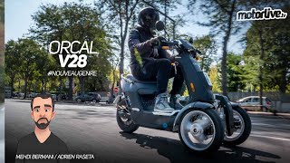 3 ROUES ÉLECTRIQUES ORCAL V28 I TEST MOTORLIVE [upl. by Yrtua]