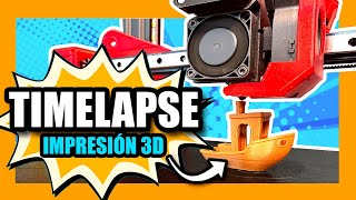 👉APRENDE OCTOLAPSE👈  Tutorial TIMELAPSE Impresora 3D con OctoPrint Parte 1 [upl. by Lihka]