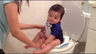 Fatherhood  Howto Potty Train Before Age 1 [upl. by Rist958]