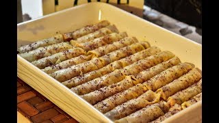 مسخن رول رولات المسخن بخبز صاج بطريقه سوبر يمي AlMsakhan Rolls [upl. by Seyler]