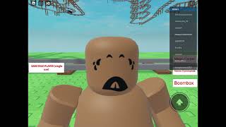 Fat guy cries after going underwater roblox shorts roblox meme [upl. by Anaib176]