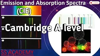 EMISSION AND ABSORPTION SPECTRA  PHYSICS  SS ACADEMY SSACADEMYRIZWANA RizwanaSarwarPhysics [upl. by Jillian]