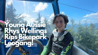 Aussie Junior goes massive at Leogang bike park [upl. by Akinas]