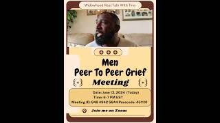 Your Mens Grief Support Group Meeting is Tonight [upl. by Trebo]