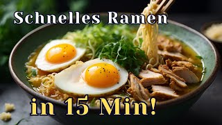 Schnelles amp Leckeres Ramen Zuhause Einfaches Buldak Ramen Rezept  Ramen Noodles [upl. by Refinaj]