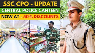 Central police canteen will get same discount as CSD  CAPF Canteen  50 GST rebate ssc army [upl. by Ennahteb]