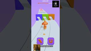 Blob shifter 3D runner gameplay Leval 297 💯🔥 shorts gaming youtubeshorts [upl. by Llevad]