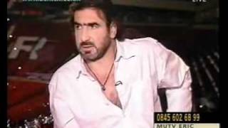 Eric Cantona gives it to Alan Hansen  Bentex Tv [upl. by Ettevram]