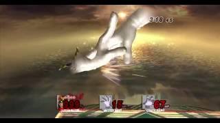 Super Smash Bros Brawl hack vs master hand and crazy hand [upl. by Aneerehs459]