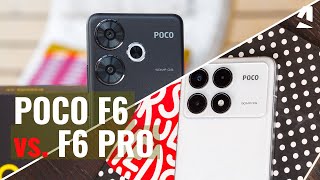 Poco F6 vs Poco F6 Pro Which one to get [upl. by Nnyleuqaj]