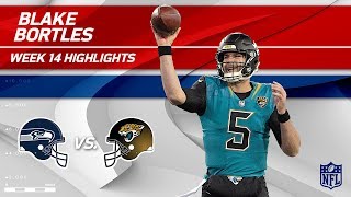 Blake Bortles Big Day w 2 TDs vs Seattle  Seahawks vs Jaguars  Wk 14 Player Highlights [upl. by Ocin784]