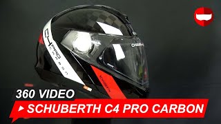 Schuberth C4 Pro Carbon Avio Red Modular Helmet  ChampionHelmetscom [upl. by Rosner720]