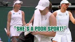 Iga Swiatek SLAMMED for taking bathroom break during Wimbledon loss [upl. by Eleph]