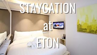 Eton Mini Suites Hotel Room Tour  Eton Mini Suites Makati  Hotel with swimming pool [upl. by Juli]