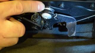 HowTo Replace A Reclining Mechanism Release Trigger [upl. by Vally]