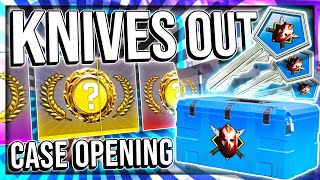 KNIVES OUT CASE OPENING NEW CS2 CASE [upl. by Salocin]