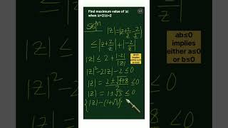 Find maximum value of z when z2z2 and z is a complex number  triangle inequality [upl. by Alexandr]