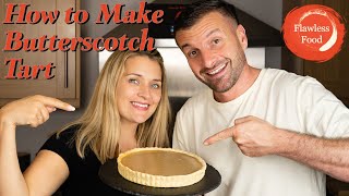 Butterscotch Tart  How to Make this Old School Dessert Recipe [upl. by Eislehc358]