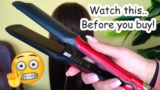 Kemei hair straightener unboxing and reviewhow to use hair straightenerSajal Malik [upl. by Edouard]