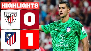 ATHLETIC CLUB 0  1 ATLÉTICO DE MADRID  RESUMEN LALIGA EA SPORTS [upl. by Ahtar]