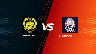 LIVE  Malaysia vs Cambodia  U22 Merlion Cup 2023 [upl. by Ennavoj]