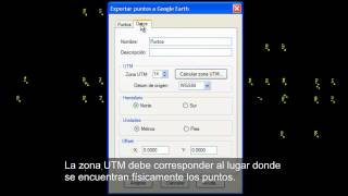 CivilCAD Exportar Puntos con el Módulo de Interfase con Google Earth™ [upl. by Ruella213]