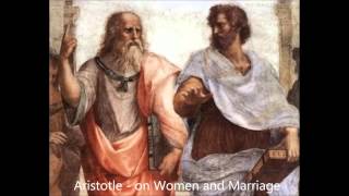 Aristotle on Women and Marriage philosophy [upl. by Valentijn]