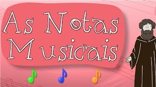 GUGUDADA  As Notas Musicais animação infantil [upl. by Ardnuahc82]