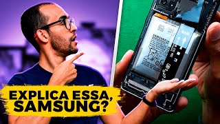 TRETA GRAVE COM A SAMSUNG Baterias INCHANDO DE NOVO vários modelos ATÉ TOP DE LINHA [upl. by Eidassac]