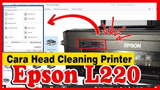 Cara Head Cleaning Printer Epson L220 dengan Mudah [upl. by Anastase]