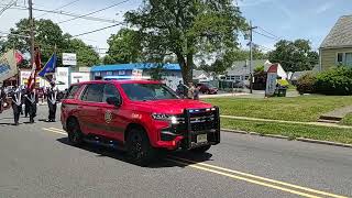 Edison division of fire car 8 at Edison memorial day parade [upl. by Lupiv164]