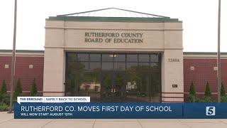 Rutherford Co Schools delays first day of school due to high number of virtual applications [upl. by Alaek]