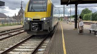 MS08 komt aan op station Oudenaarde als L trein naar Zottegem09082024 [upl. by Halle]