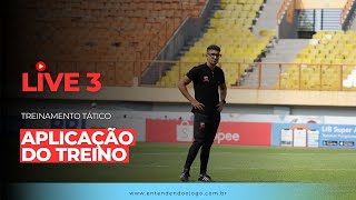 Live 3 EOJ  Aplicação de uma sessão de treinamento tático [upl. by Leffen]