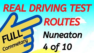 NUNEATON Driving Test Routes  Real Test Route  Full Commentary  4 of 10 drivingtestwizard2569 [upl. by Dedra]