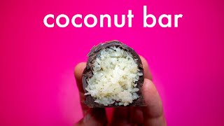 Delicious Hand Formed BountyInspired Coconut Chocolate Bars  Part 2 [upl. by Enuahs]