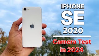 iPhone SE 2020 Camera Test in 2024🔥  Detailed Camera Review in Hindi  Portrait Videography [upl. by Nosyarg]