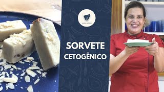 Delicioso SORVETE Low Carb  Receita Cetogênica Muito Simples [upl. by Leuqcar]