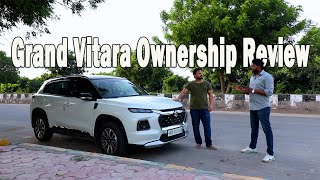 Grand Vitara Ownership Review  2023 Grand Vitara Alpha Mild Hybrid Owners Review After 8000 Kms [upl. by Nataniel]