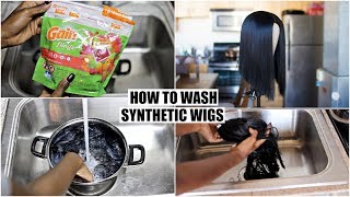 How To Properly Wash amp Maintain Synthetic Wigs [upl. by Iadrahc482]