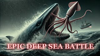 🌊🦑VS🐋 GIANT SQUID VS SPERM WHALE  ENGLISH SONG [upl. by Nomolas210]