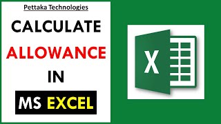 MS Excel Formula for Allowance Calculation Made Simple [upl. by Eleonore]