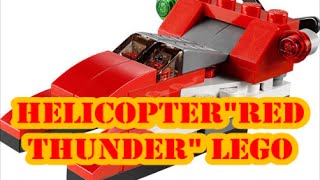 LEGO Creator 3 in 1  31013  Helicopter quotRed Thunderquot Instructions  Review [upl. by Fira42]