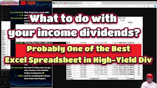 What to do with your income dividends the best excel spreadsheets in highyield dividend community [upl. by Buine]