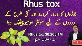 Rhus toxicodendron  Rhus tox homeopathic  Rhus tox 30 Rhus tox 200 Rhus Tox 1m uses amp benefits [upl. by Ylicic]