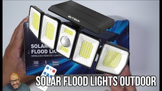 Solar Flood Lights Outdoor [upl. by Ennairol558]