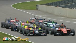 Indy Lights Grand Prix of Alabama  EXTENDED HIGHLIGHTS  41721  Motorsports on NBC [upl. by Lajet]