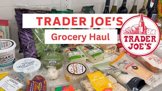 TRADER JOES GROCERY HAUL  New Items 🛒 August grocery haul 🌟 [upl. by Cathe201]