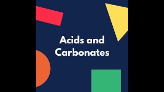 Acids and carbonates formula [upl. by Nyleda]